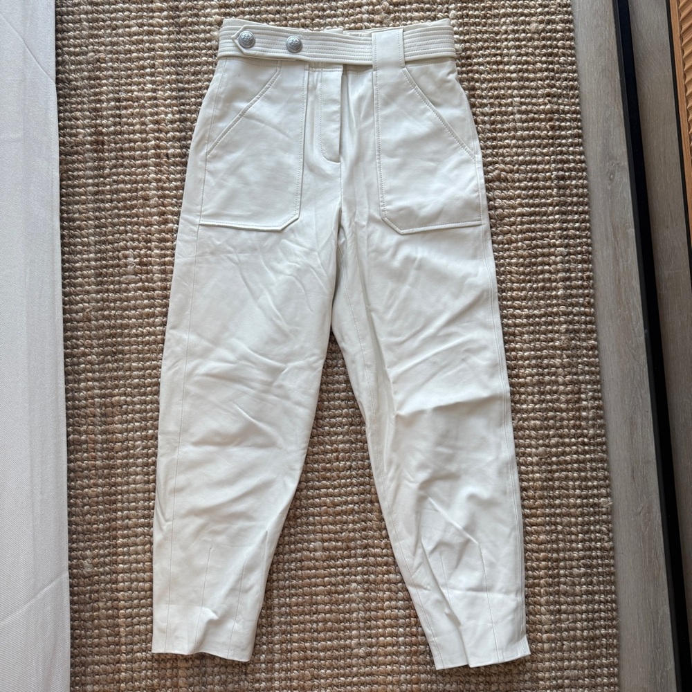 Veronica Beard Atala Cropped Tapered Pants